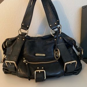 Michael Kors black buckle purse